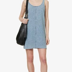 Rag & Bone Soft Denim Textured Dress